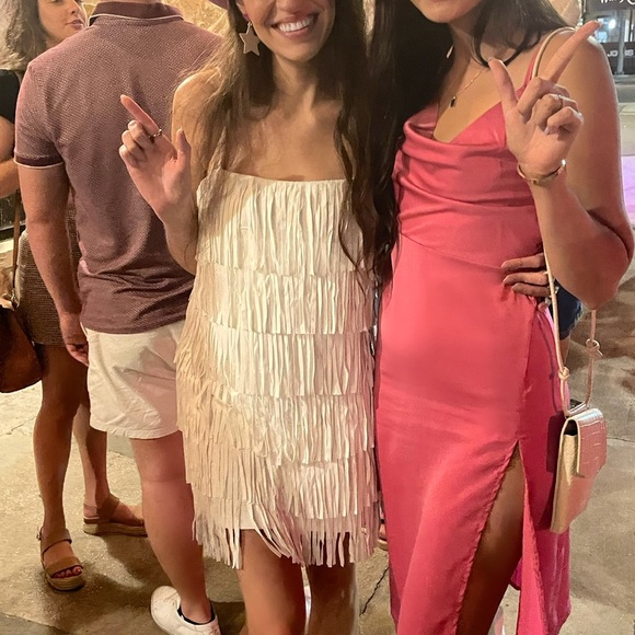 White fringe dress - Picture 6 of 6